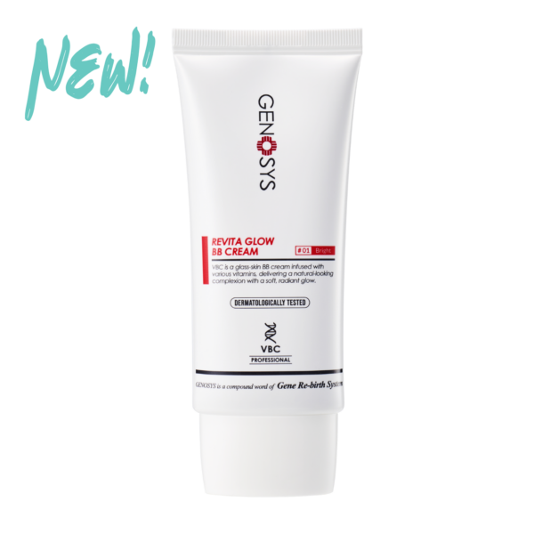 GENOSYS Revita Glow BB Cream SPF38 – BB Cream Regenerant cu Protecție Solară, #02 Beige  50ml