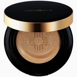 Fond de ten cushion SPF 50 + rezerva – Genosys Skin Caring BB Cushion #02 Beige, acoperire naturală și ten luminos, 15gr