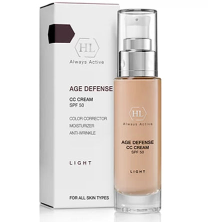 CC Cream SPF50 - Holy Land Always Active Age Defense - Shade Light - 50ml