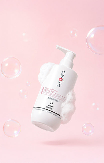 GENOSYS Cerabarrier Biome Gel Cleanser – gel de curățare cu ceramide pentru protejarea barierei cutanate, 200 ml
