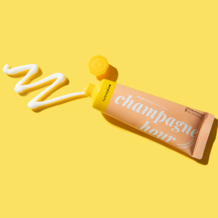 Loțiune Hidratantă cu Unt de Shea Champagne Hour – Cremă pentru Mâini 45ml