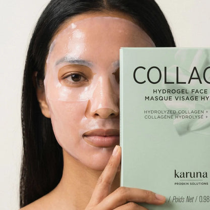Mască de noapte cu colagen și 9 peptide Karuna Collagen Hydrogel Face Mask