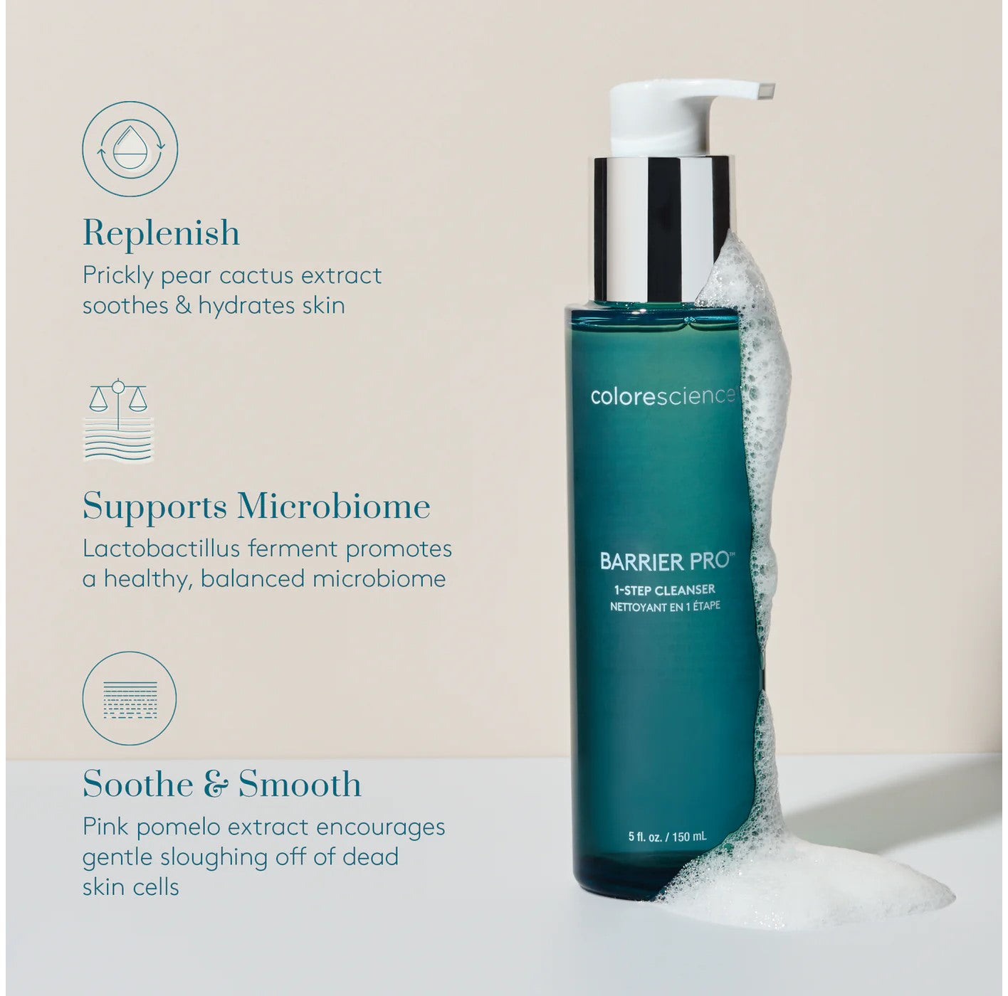 Spuma de curatare Colorescience Barrier Pro 1-Step Cleanser 150ml