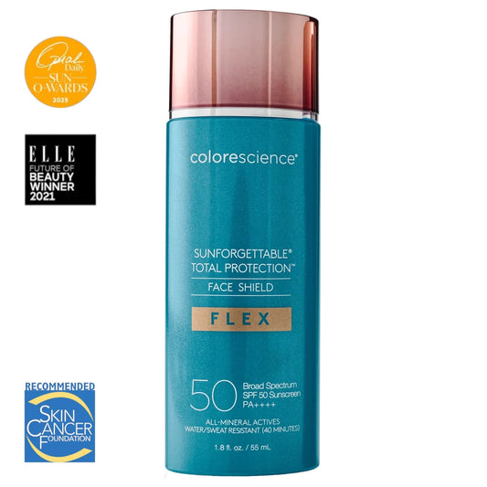 Protecție solară pentru față Colorescience Face Shield Flex SPF 50 - Light Savannah