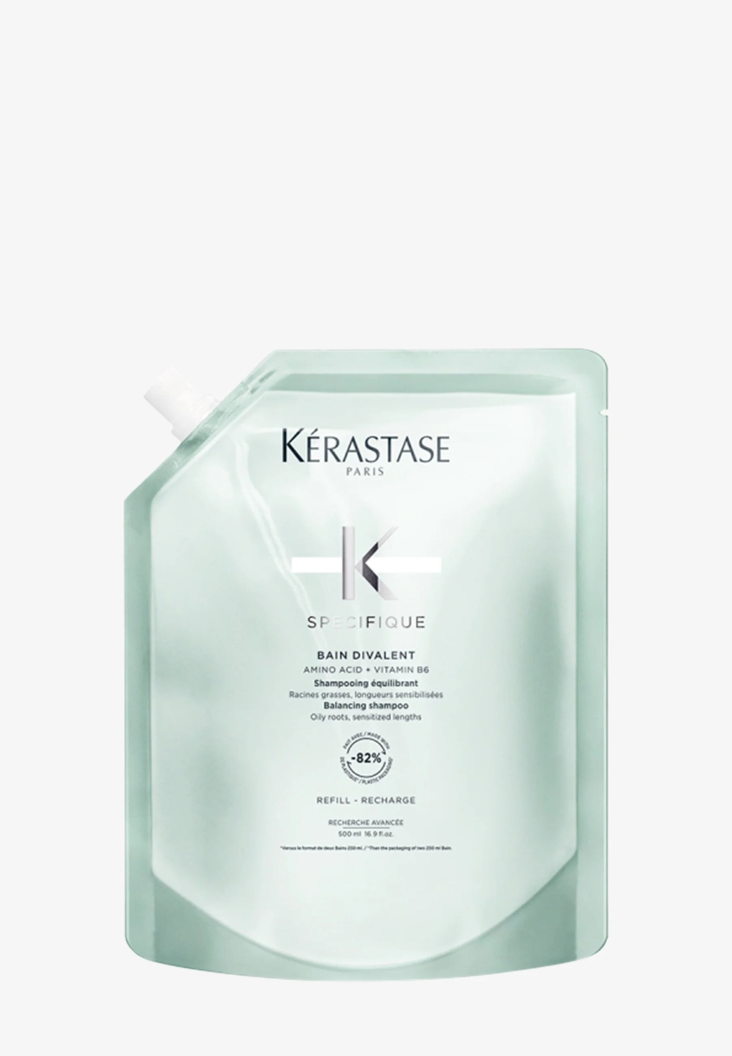Rezerva Sampon scalp gras si varfuri sensibilizate, Kerastase Specifique Bain Divalent 500ml