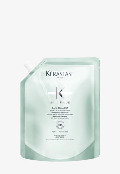 Rezervă șampon echilibrant pentru scalp gras și lungimi sensibilizate — Kérastase Spécifique Bain Divalent 500ml