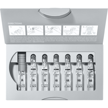 Doctor Babor Hydration 10D Hyaluronic Acid Ampoule Set – Hyaluronic Acid Ampoules for Intensive Hydration (7x2ml)