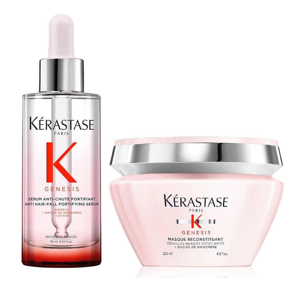 Set pentru caderea parului Kerastase Genesis Duo, serum si masca