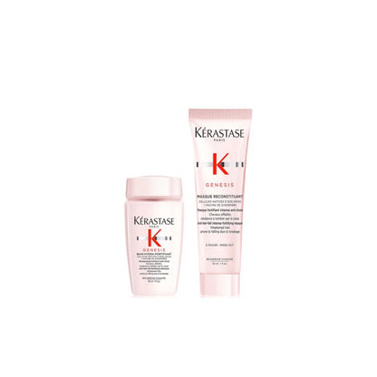 Set Kérastase Genesis Bain Hydra-Fortifiant 80ml + Fondant Renforçateur 75ml, travel size