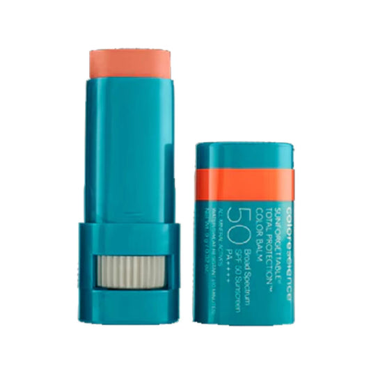 Balsam colorat pentru față cu protecție SPF 50 - Colorescience Sunforgettable® Total Protection® Color Balm - Nuanta Golden Hour - 9g