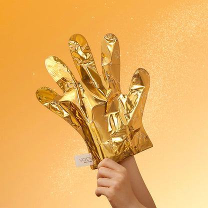 Manusi cu colagen Voesh Collagen Gloves Imperial Gold