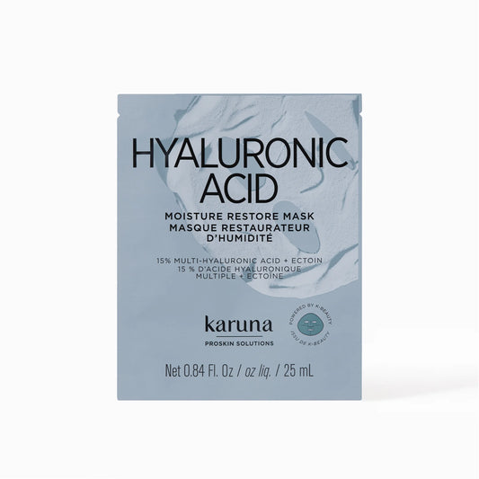 Mască hidratantă cu 15% complex multi-hialuronic Karuna Hyaluronic Acid Moisture Restore Mask