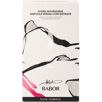 Set fiole pentru hidratare si hranire, Babor X Hanna Schonwald Hydra Nourishing Ampoule Serum Concentrate 7 x 2ml
