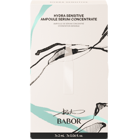 Set fiole pentru hidratare pentru ten sensibil, Editie limitata, Babor X Hanna Schonwald Hydra Sensitive Ampoule Serum Concentrate 7x 2ml