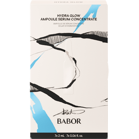 Set fiole pentru hidratare si stralucire, Babor X Hanna Schonwald Hydra Glow Ampoule Serum Concentrate 7x 2ml