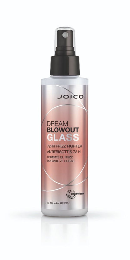 Spray leave-in cu protectie termica, pana la 72 ore anti-frizz Joico Dream Blowout Glass 200ml