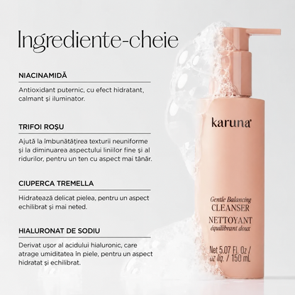 Gel de curățare cu niacinamide Karuna Balancing Cleanser 150ml