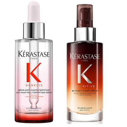 Set Kerastase Duo Serum, reducerea caderii, calmarea scalpului si hranirea profunda a lungimilor
