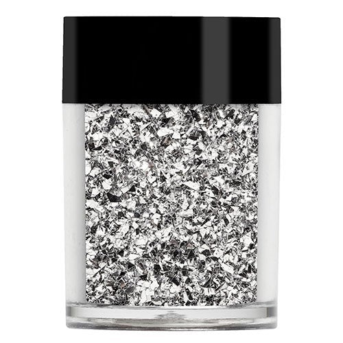 Irregular Nail Glitter Silver Cloud Lecenete 4g