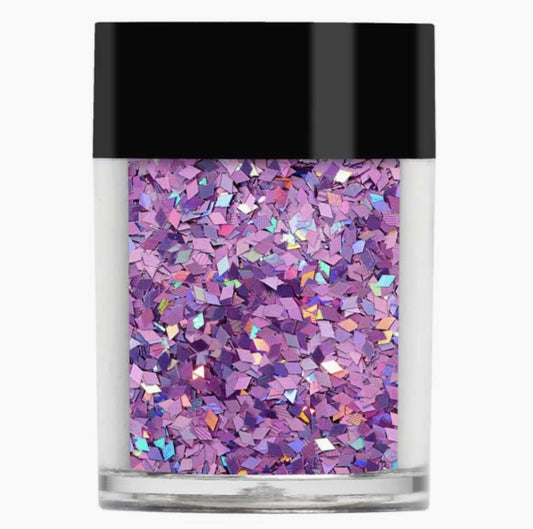 Dazzling Diamonds Pink Holographic Lecente 8g