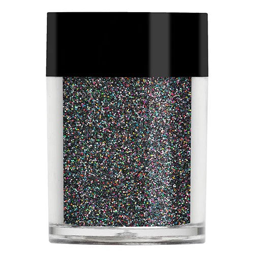 Holographic Nail Glitter Black Lecente 8g