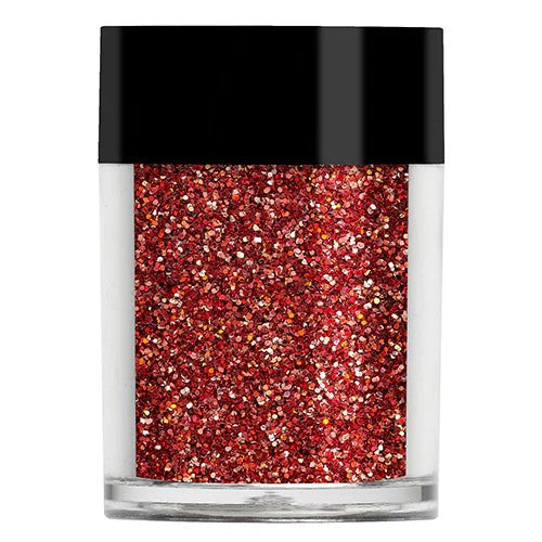 Holographic Nail Glitter Deep red Lecente 8g