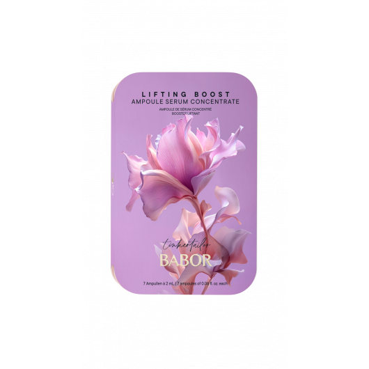 Babor Lifting Boost Ampoule – Fiole pentru fermitate și efect lifting, set ediție limitată cu cutie metalică reutilizabilă 7x2ml