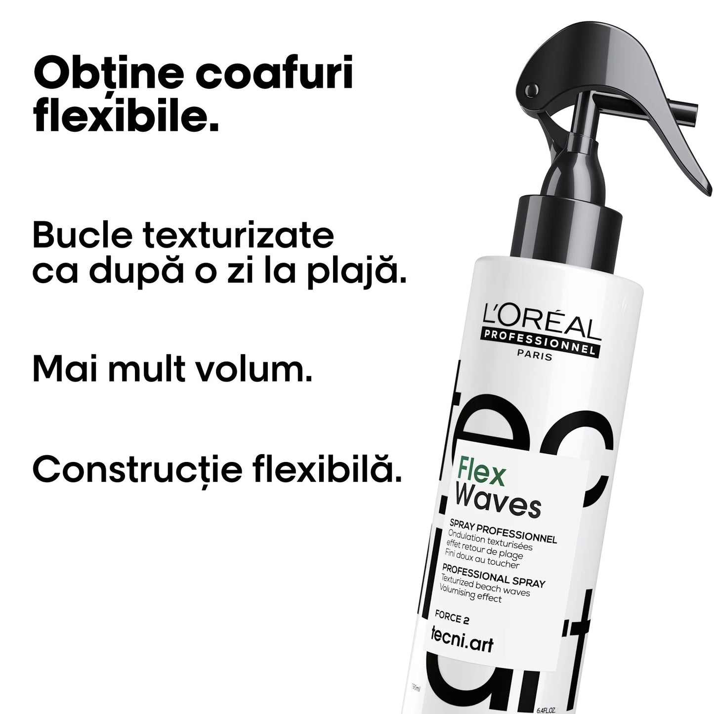Spray Texturizant L'Oreal Professionnel Tecni Art Flex Waves, 190ml
