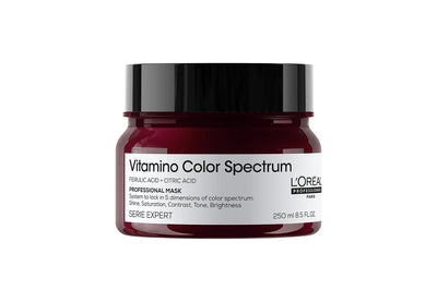 L'Oréal Professionnel SE Vitamino Color Spectrum Hair Mask for color setting, silkier & stronger hair, shiny hair, with Ferulic Acid & Citric Acid, sulfate-free, 250ml