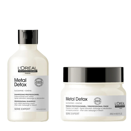 Set L'Oreal Professionnel SE Metal Detox - Sampon-crema 300ml si Masca 250ml