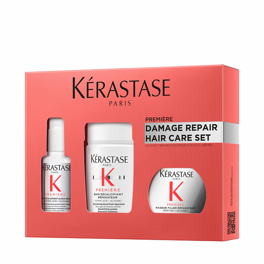 Set trio discovery pentru repararea părului deteriorat — Kérastase Première Discovery Set (45ml + 80ml + 75ml)