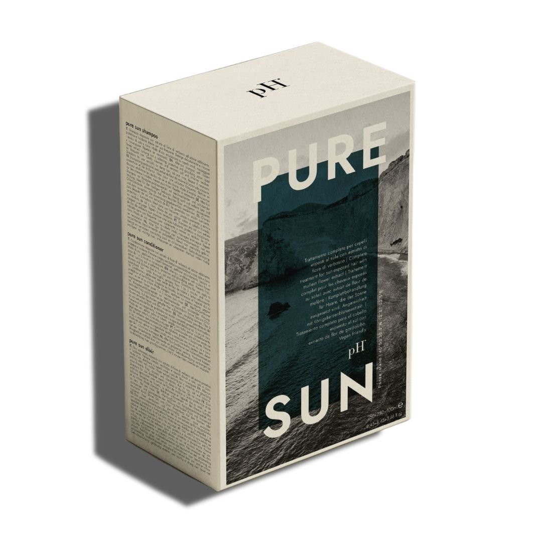 Kit ingrijire solara pentru parul expus la soare,sare si clor, PURE SUN pH LAboratories, 250ml 250ml 100ml