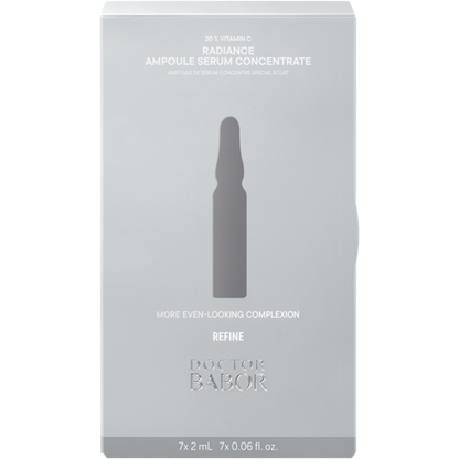 Fiole concentrate cu vitamina C pentru radiere și uniformizare - Doctor Babor - Resurface Radiance Ampoule Doctor Babor Radiance Ampoule – Fiole cu Vitamina C pentru luminozitate și uniformizare 7x2ml