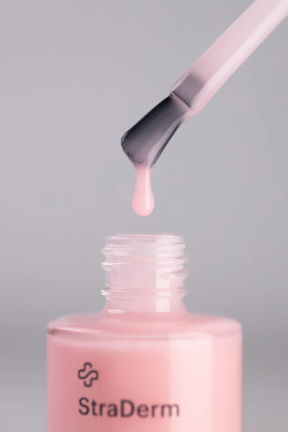 StraDerm ReBuild Bloom – Base Treatment for Fragile Nails with Pink Blur Effect, 14 ml