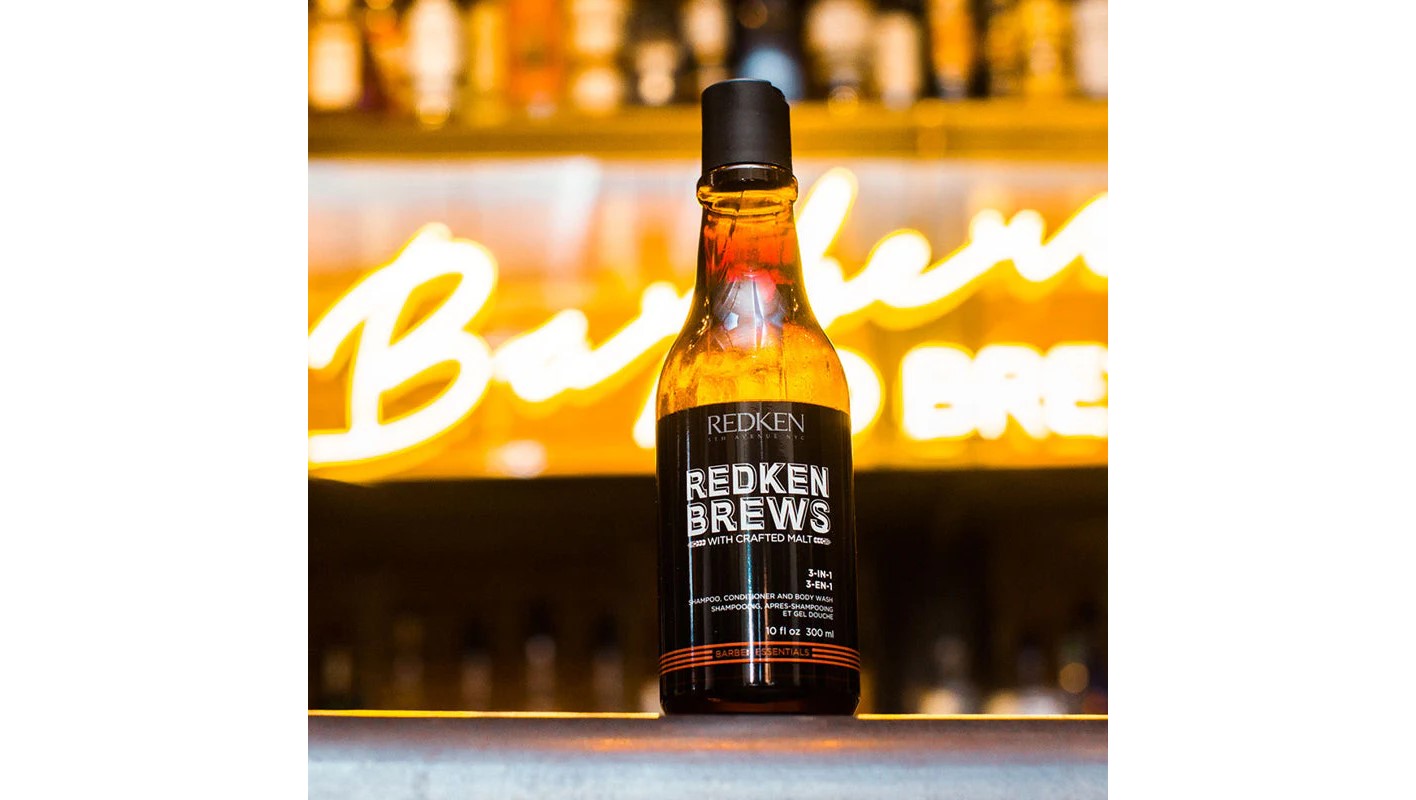 Redken Brews 3 IN 1 - Sampon Balsam si Gel de Dus 3 in 1 300ml