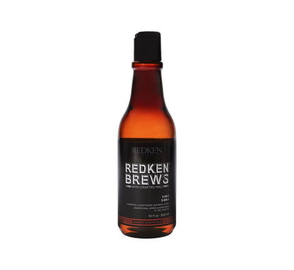 Redken Brews 3 IN 1 - Sampon Balsam si Gel de Dus 3 in 1 300ml