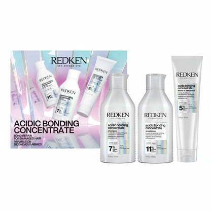 Set Redken Acidic Bonding Concentrate - Sampon + Balsam + Tratament Leave-In