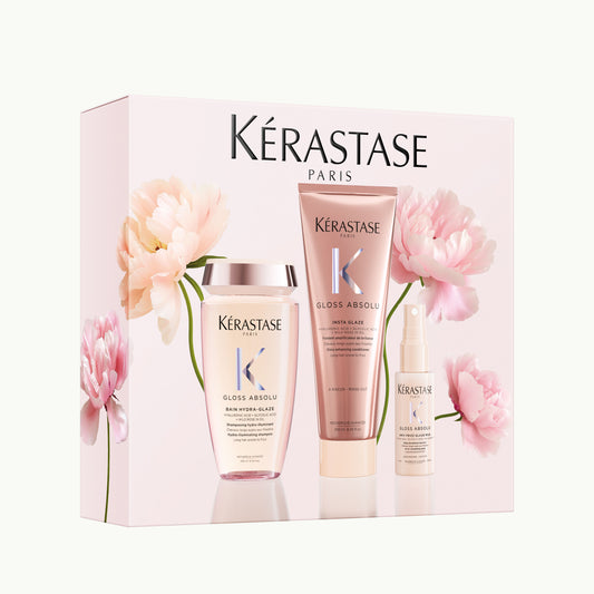 Set Kérastase Gloss Absolu Routine – Ritualul pentru Strălucire de Oglindă și Hidratare Intensă