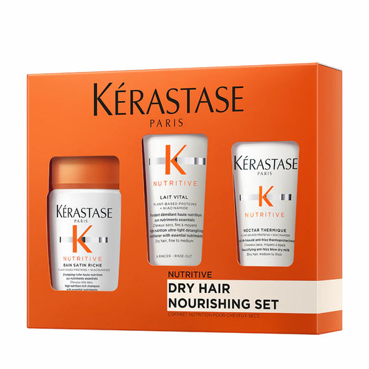 Set Kerastase Nutritive, pentru par uscat, travel size, 80ml+75ml+50ml