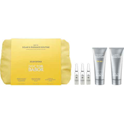 Set Protecție Solară & Luminozitate BABOR Solar & Radiance SPF50+, Îngrijire completă pentru ten expus la soare