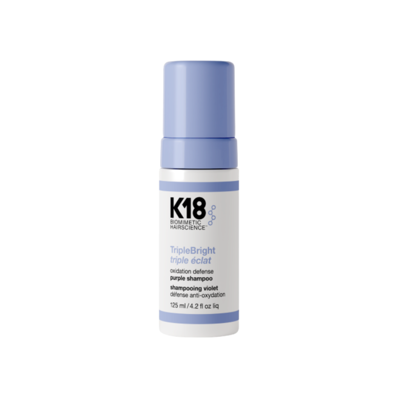 K18 Triplebright Triple Éclat Purple Anti-Oxidation, Neutralizing, Illuminating Shampoo 125ml