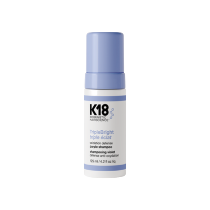 K18 Triplebright Triple Éclat Purple Anti-Oxidation, Neutralizing, Illuminating Shampoo 125ml